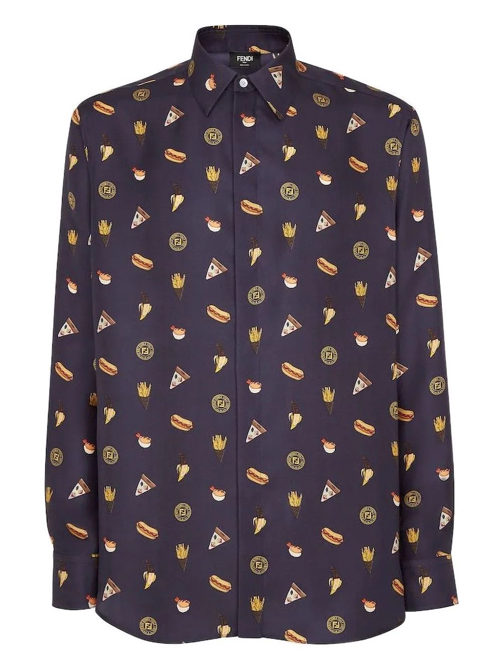 Fendi o1s1wg110226 Shirt in Multicolor Size US S / EU 44-46 / 1 - 1 Thumbnail