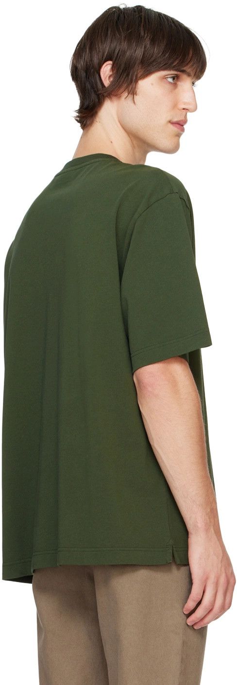 Maison Kitsune o1s22i1n1124 Gradient Logo Oversized T-Shirt in Green Size US M / EU 48-50 / 2 - 3 Thumbnail