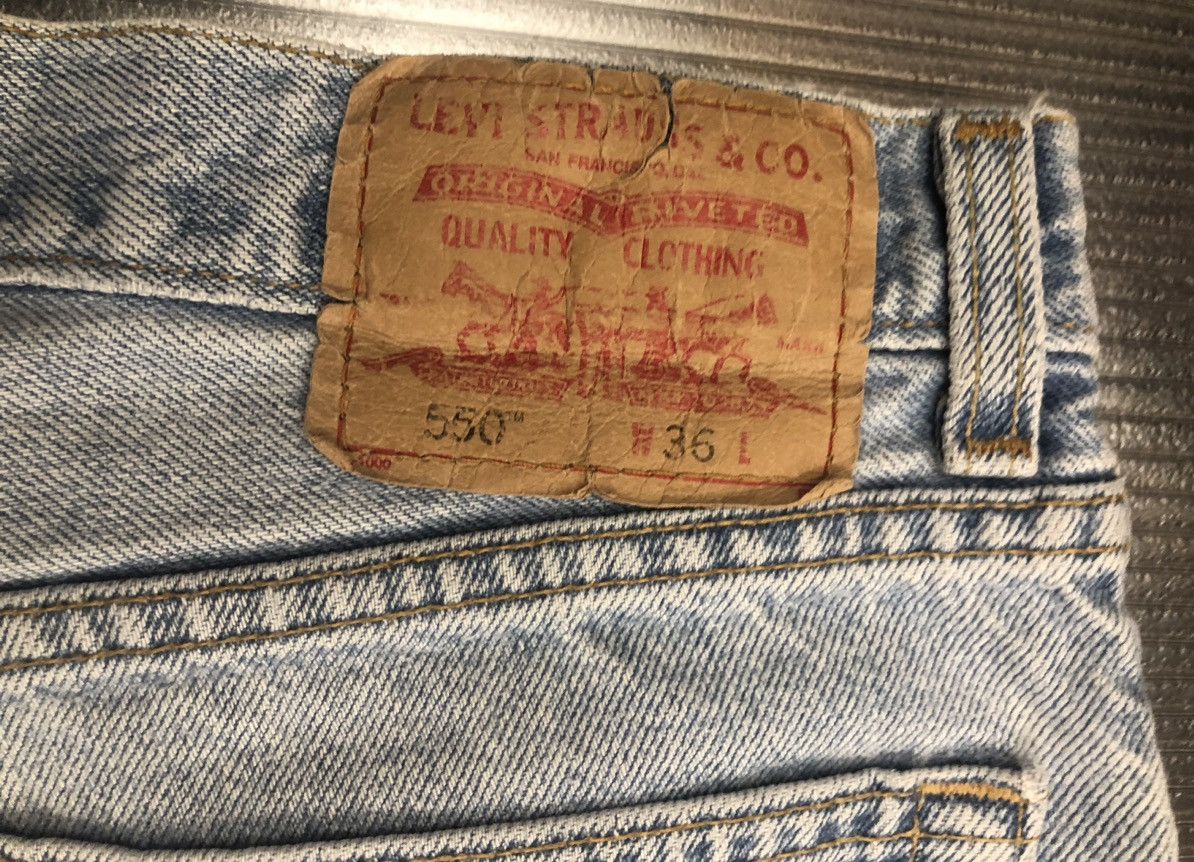 Levi's Levi's 🇺🇸 550 stonewash relax denim shorts 554 Vintage Y2K 36 Size US 36 / EU 52 - 3 Thumbnail