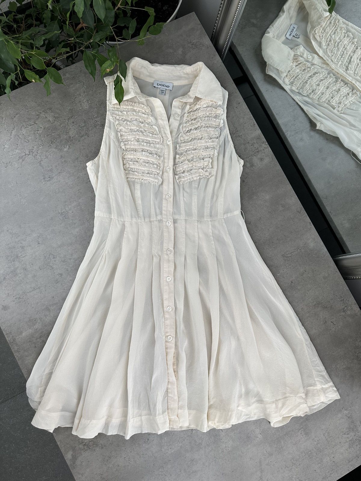 Bebe Bebe Silk Mini Dress Size S / US 4 / IT 40 - 1 Thumbnail