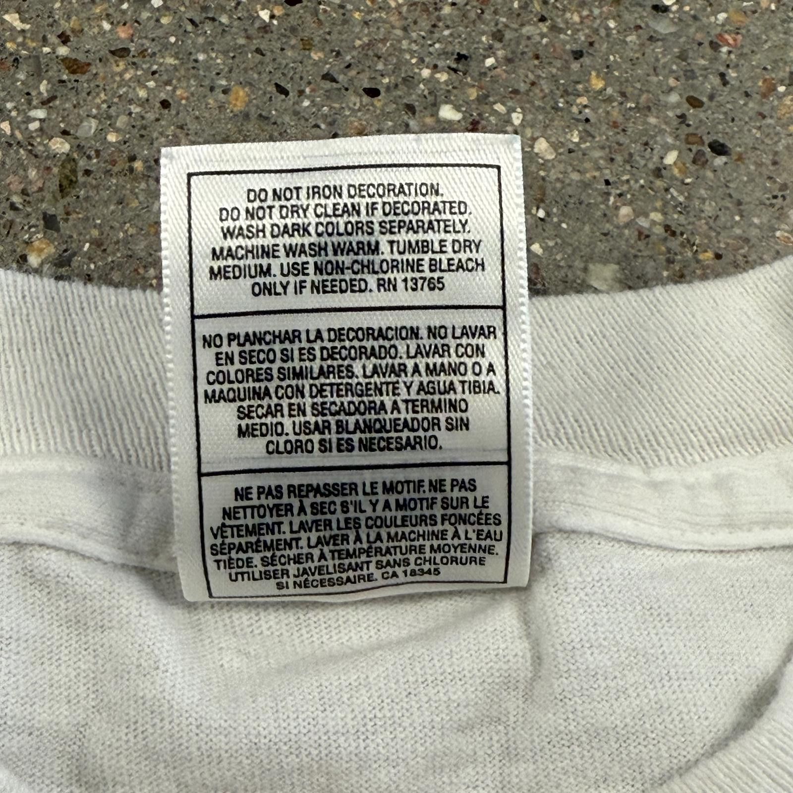 Fruit Of The Loom Single-Stitch BOLTZ Tennis T-Shirt FOTL White Heavy Cotton L Size US L / EU 52-54 / 3 - 5 Thumbnail