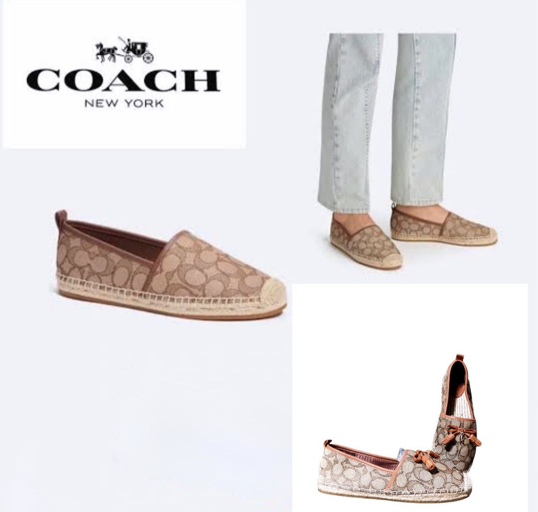 Coach Coach Carson Espadrille Khaki/Saddle Size US 9 / IT 39 - 4 Thumbnail