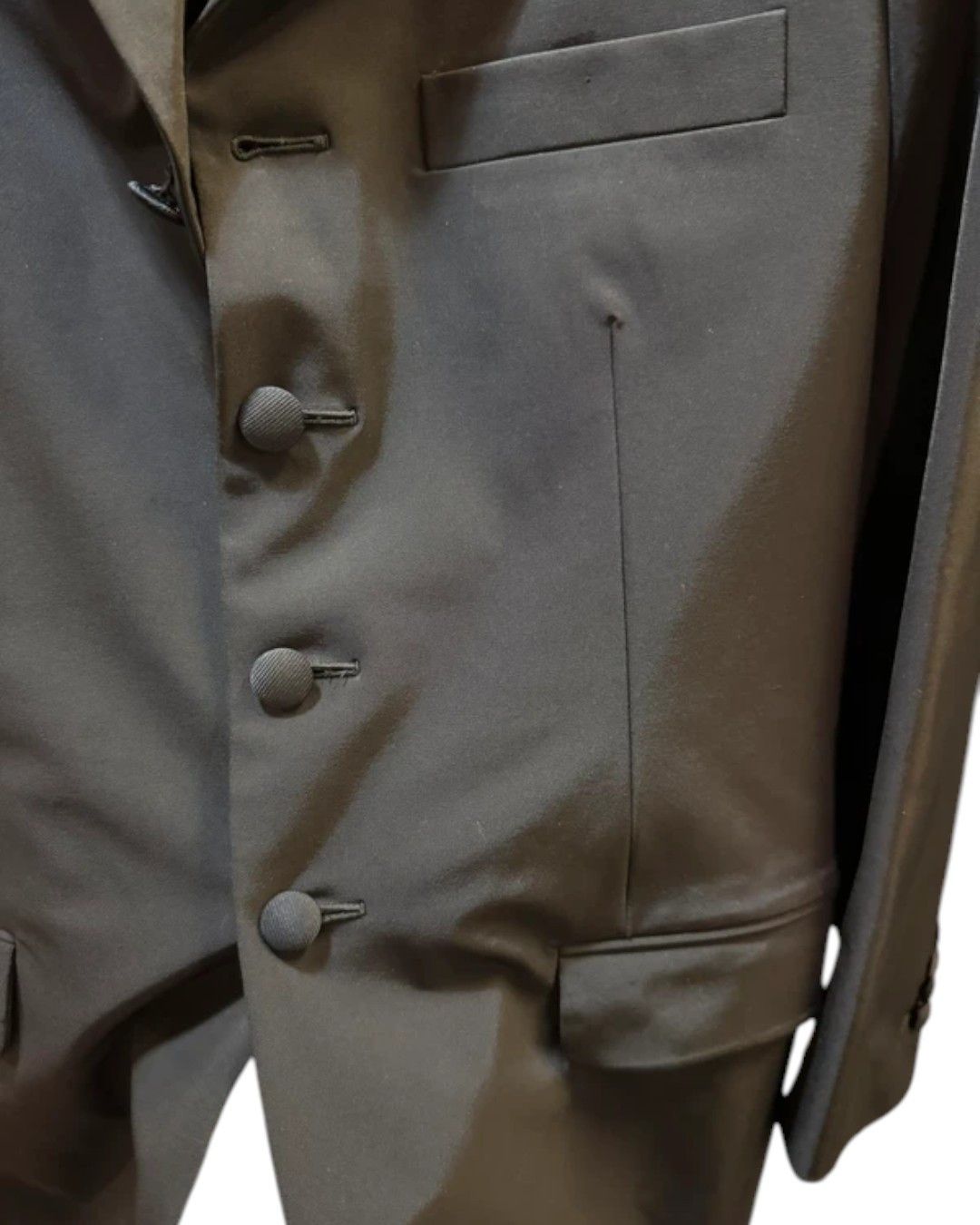 Prada F/W 2012 RUNWAY BLACK SUIT Size 50S - 3 Thumbnail