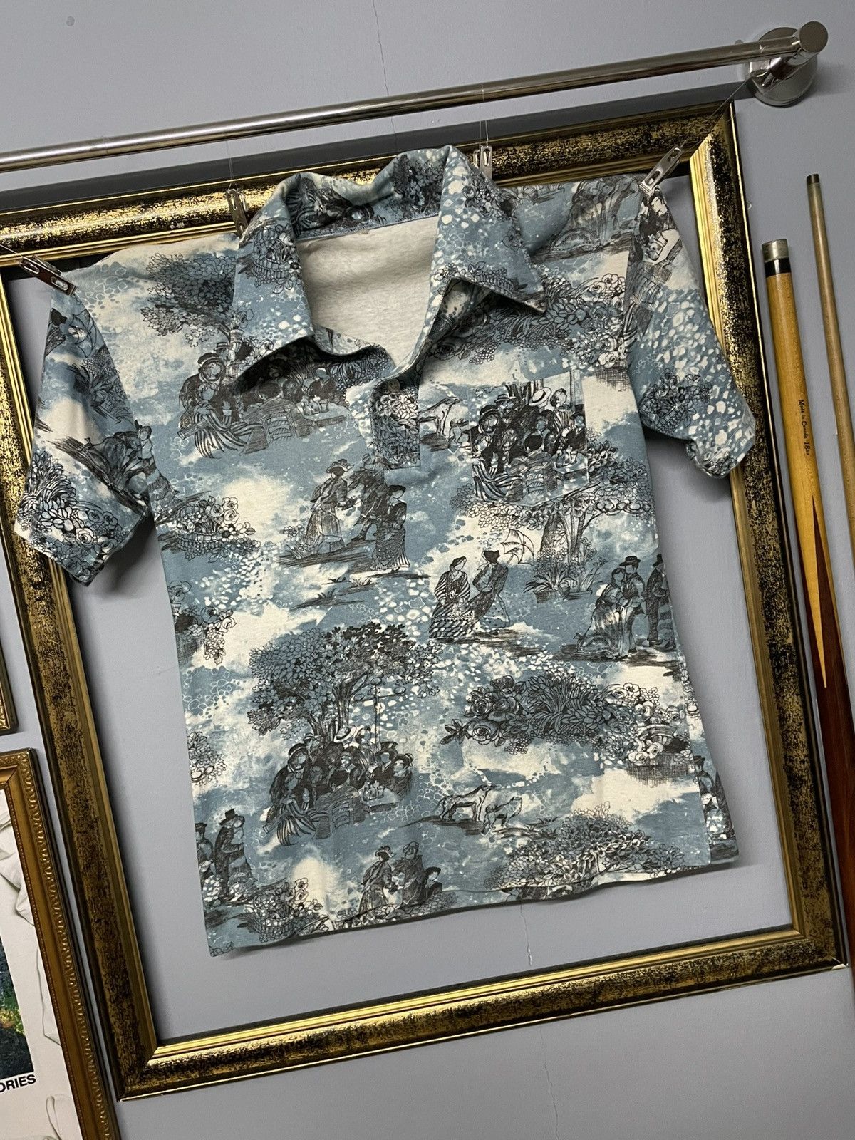 Japanese Brand Vintage 1980s Japan Traditional Art History Fullprint Tshirt Size US S / EU 44-46 / 1 - 2 Thumbnail