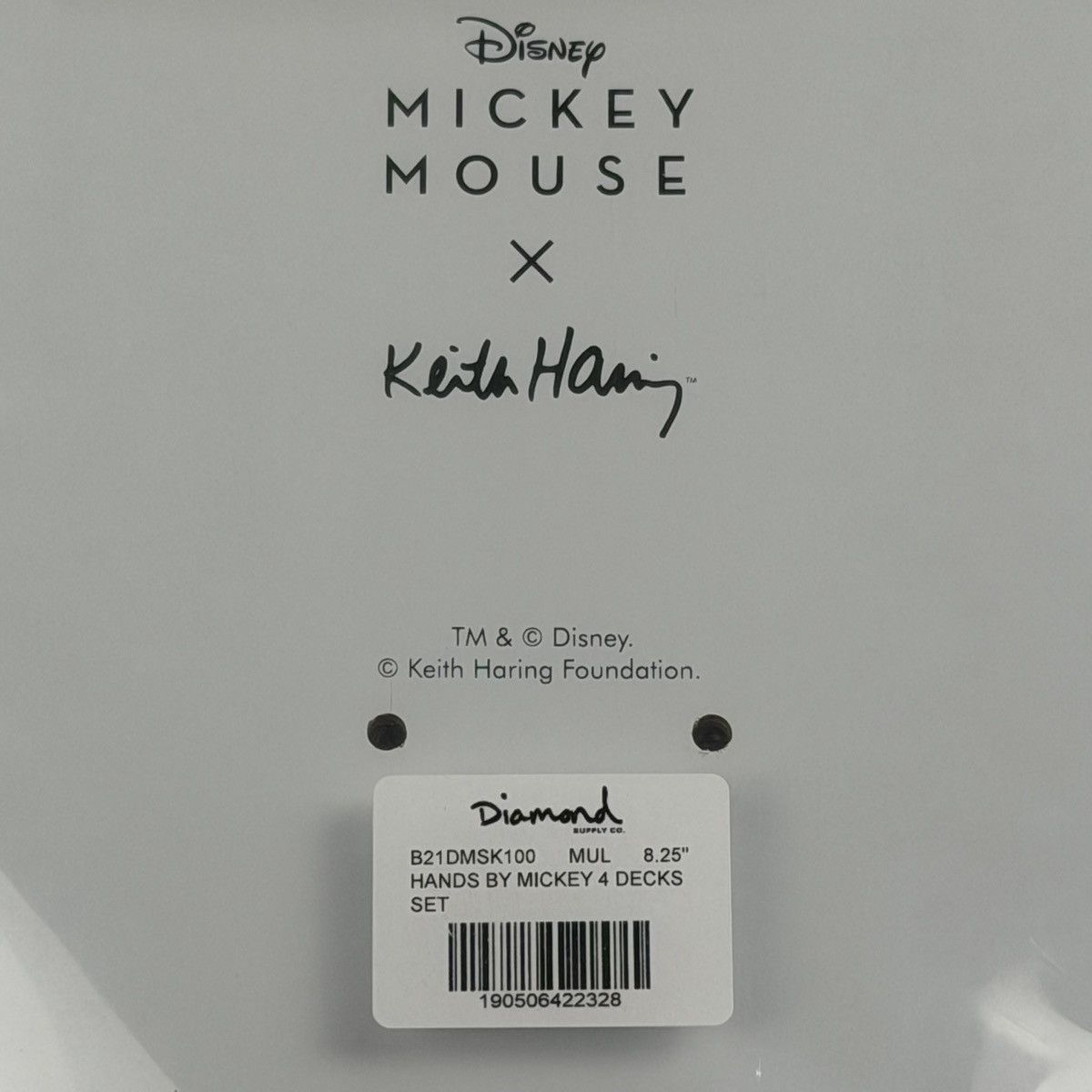 Diamond Supply Co. × Keith Haring NEW Diamond Supply Co. Disney Keith Haring Mickey Deck Set Size ONE SIZE - 3 Thumbnail