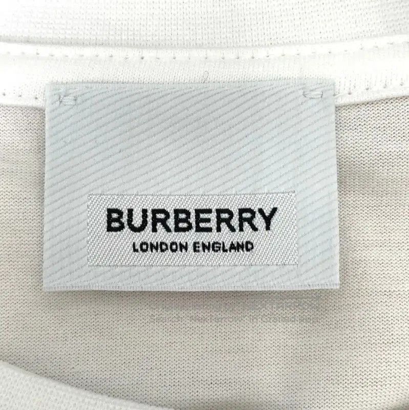 Burberry Burberry White Cotton Men's T. Size US L / EU 52-54 / 3 - 5 Thumbnail