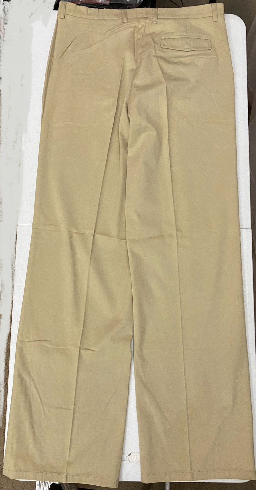 Bottega Veneta Bottega Veneta 🇮🇹 Light Brown Wide Leg Trouser 52 New Size US 36 / EU 52 - 4 Thumbnail