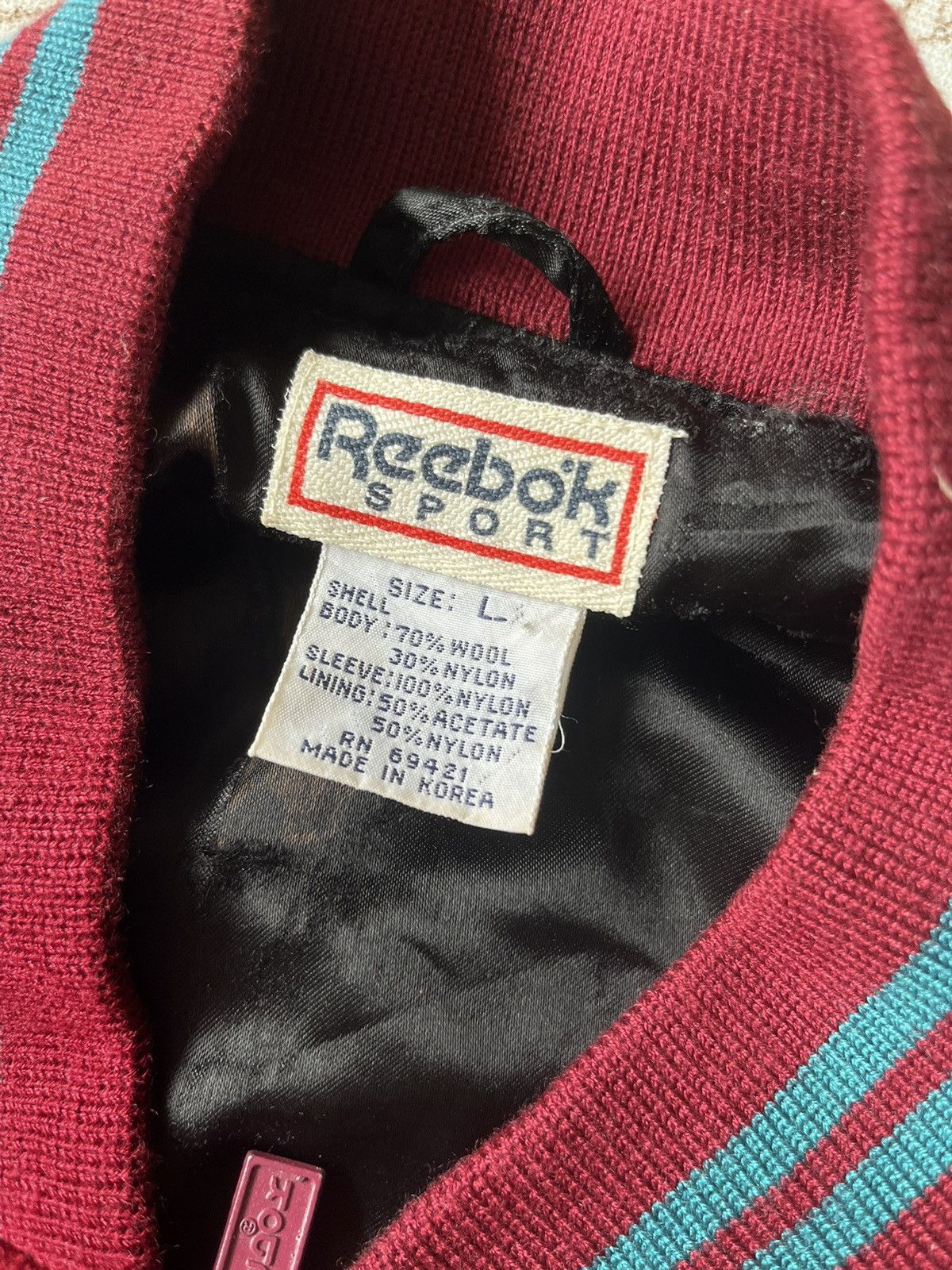 Reebok × Vintage Reebok Bomber Jacket Size US L / EU 52-54 / 3 - 6 Thumbnail