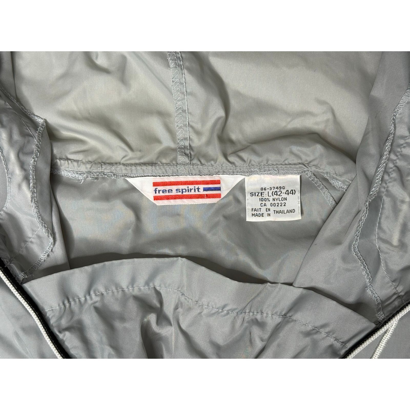 Vintage Vintage 90s Free Spirit Lightweight Anorak Windbreaker Large Size US L / EU 52-54 / 3 - 3 Thumbnail