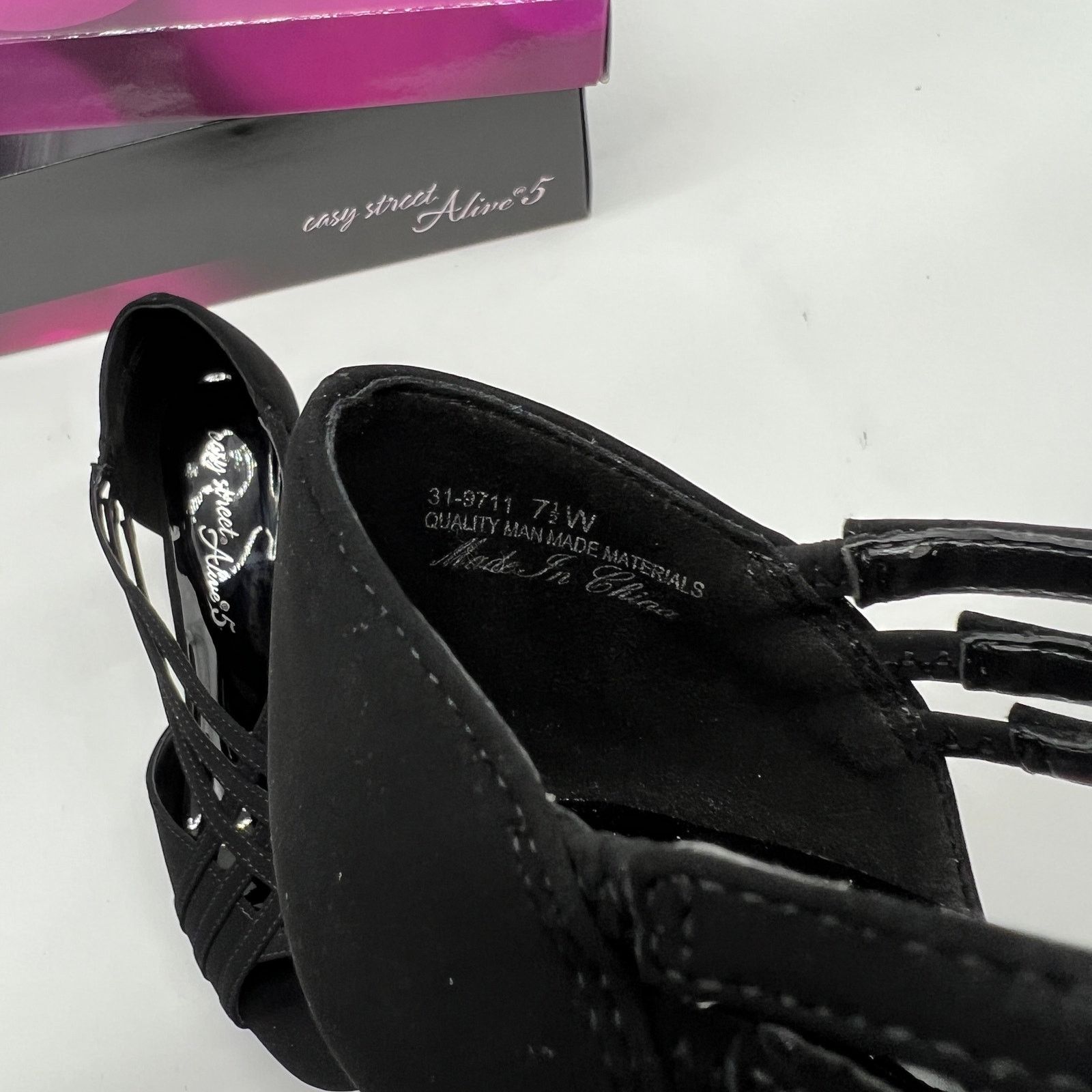 Other Easy Street Womens Heel Oceana Pump Black Color Size 7.5 Wid Size US 7.5 / IT 37.5 - 9 Thumbnail