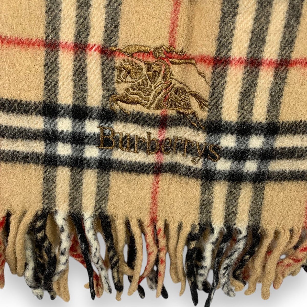 Burberry Vintage BURBERRY LONDON Nova Checks Muffler Scarf Shawl Size ONE SIZE - 2 Thumbnail