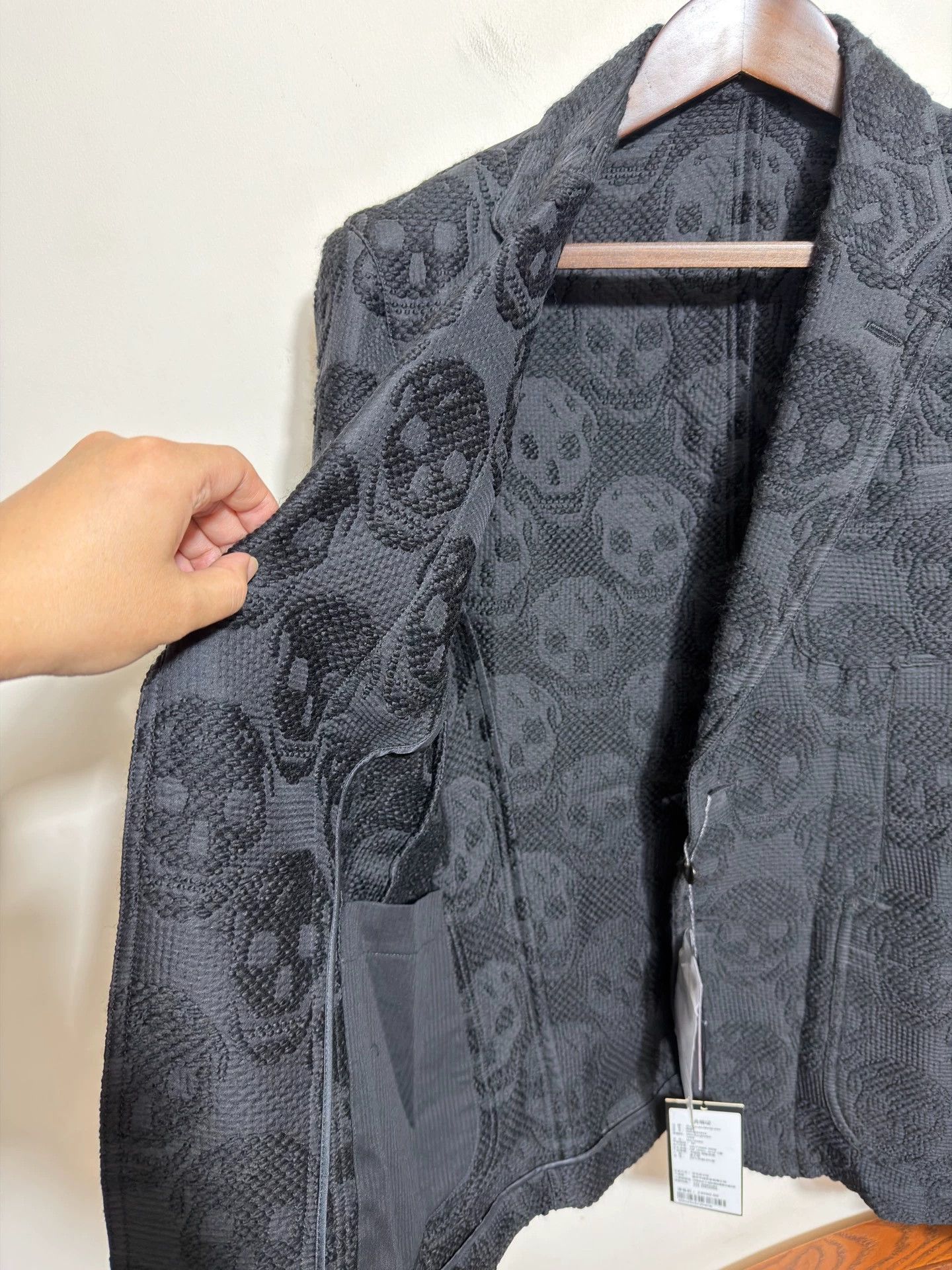 Alexander McQueen Alexander McQueen Skull Embroidered Slim Suit Jacket Size 50R - 6 Thumbnail