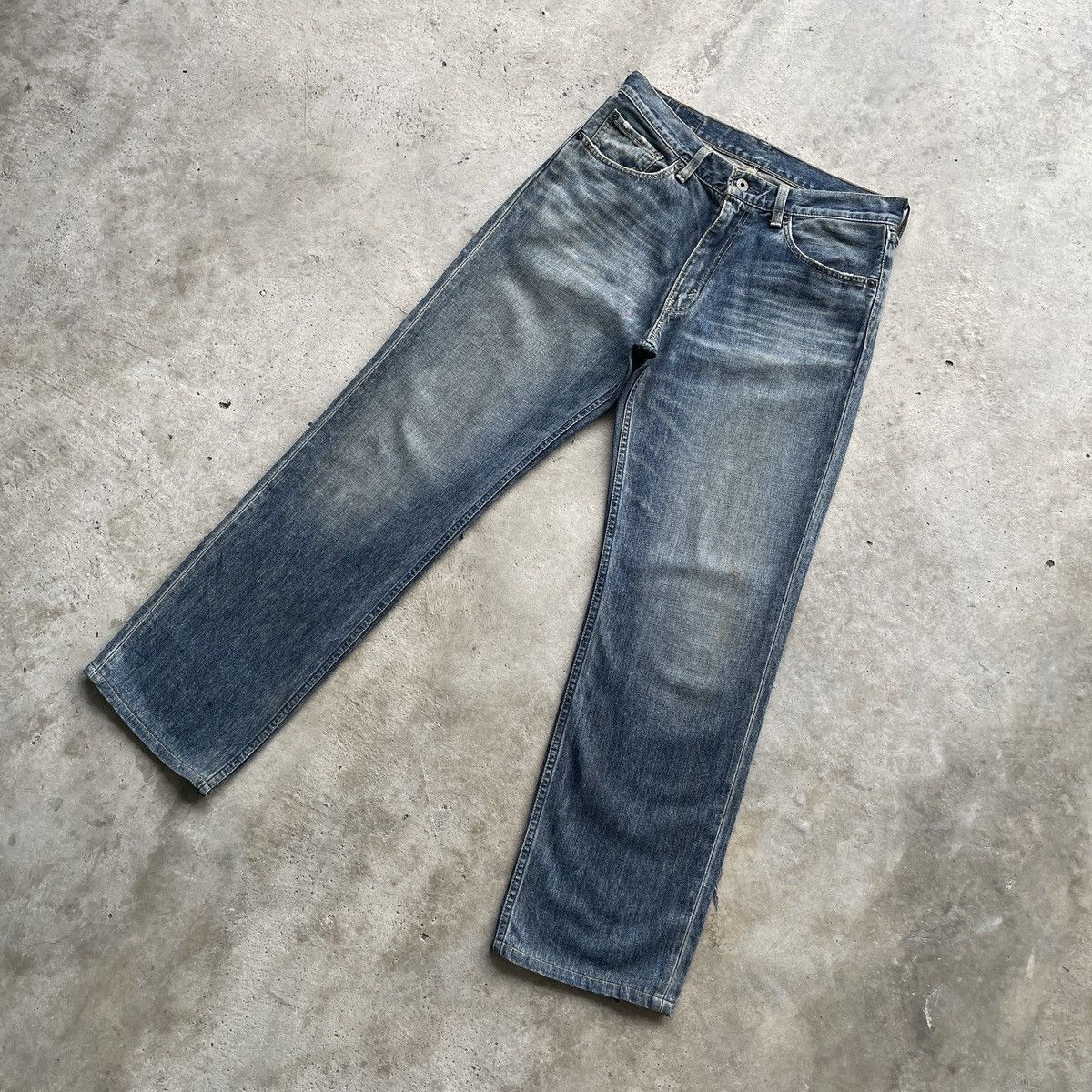 Levi's Vintage Clothing Vintage Levi’s 502 Faded Jeans Denim Pants W31x30.5 Size US 31 - 2 Thumbnail