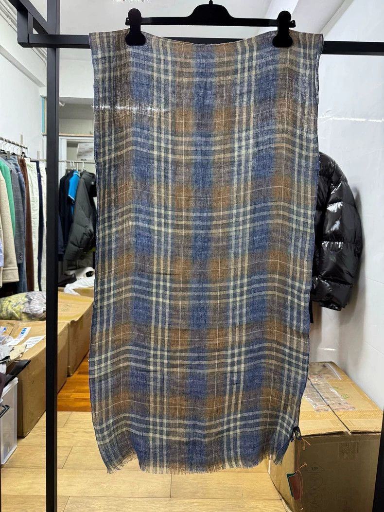 Loro Piana LORO PIANA Plaid linen scarf Size ONE SIZE - 1 Thumbnail
