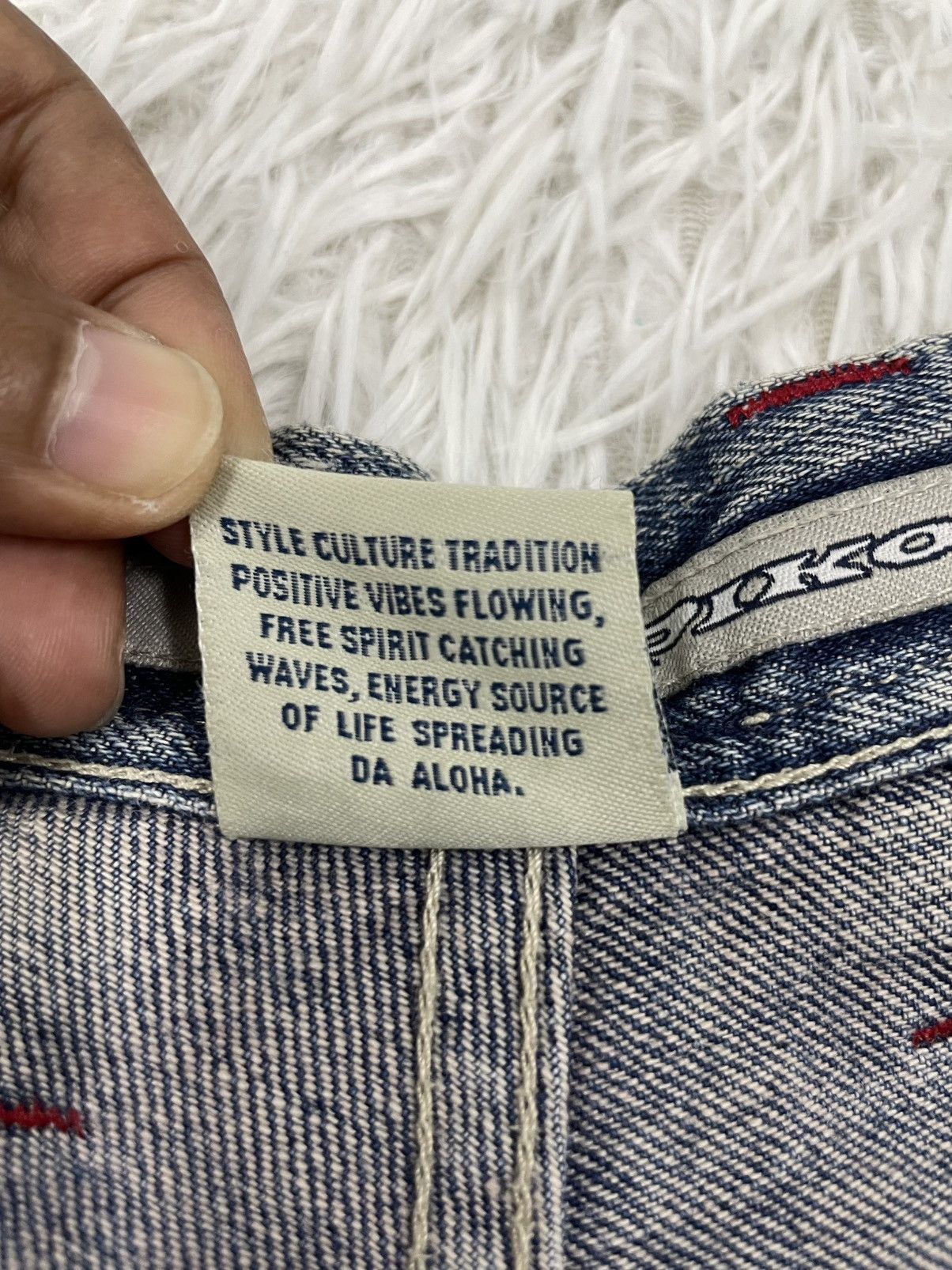 Japanese Brand Piko Hawaiian Carpenter Cargo Jeans Pant Size US 32 / EU 48 - 19 Thumbnail