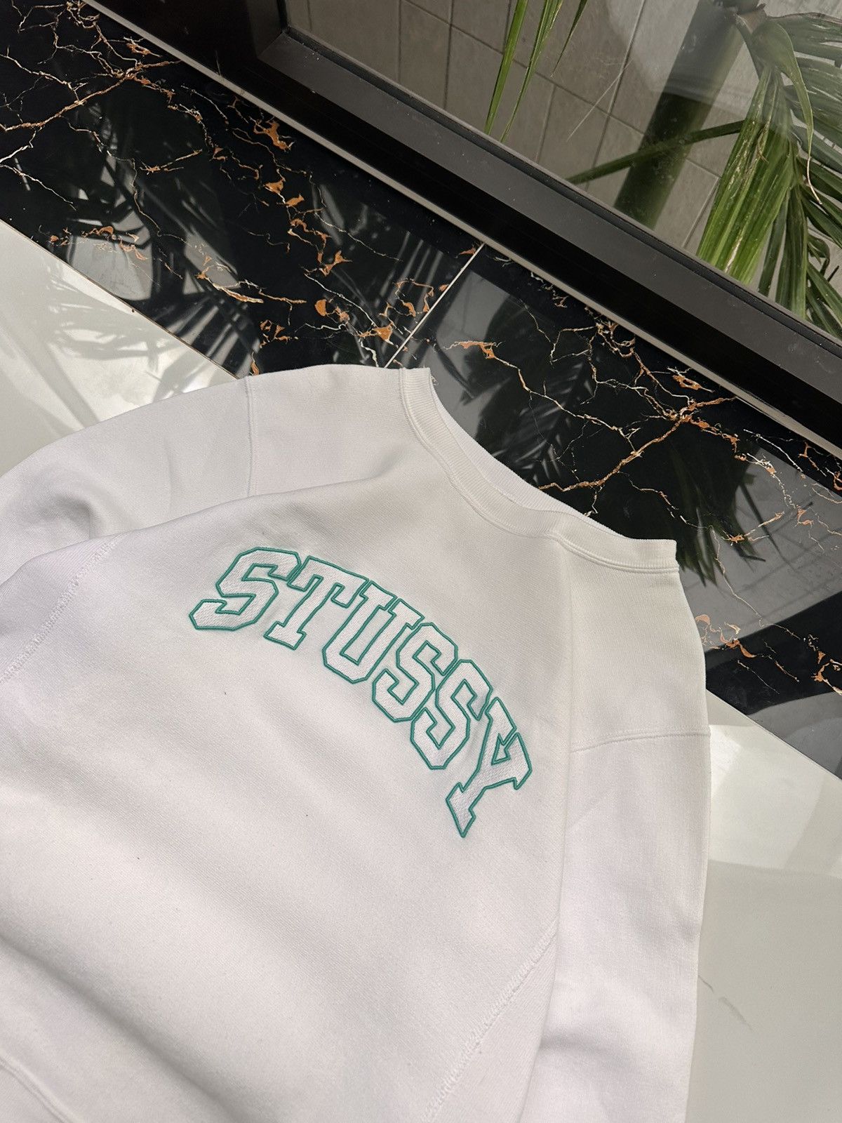 Champion × Stussy × Vintage 🐻‍❄️STUSSY X CHAMPION VINTAGE BIG LOGO STREETWEAR SWEATSHIRT🐻‍❄️ Size US M / EU 48-50 / 2 - 4 Thumbnail