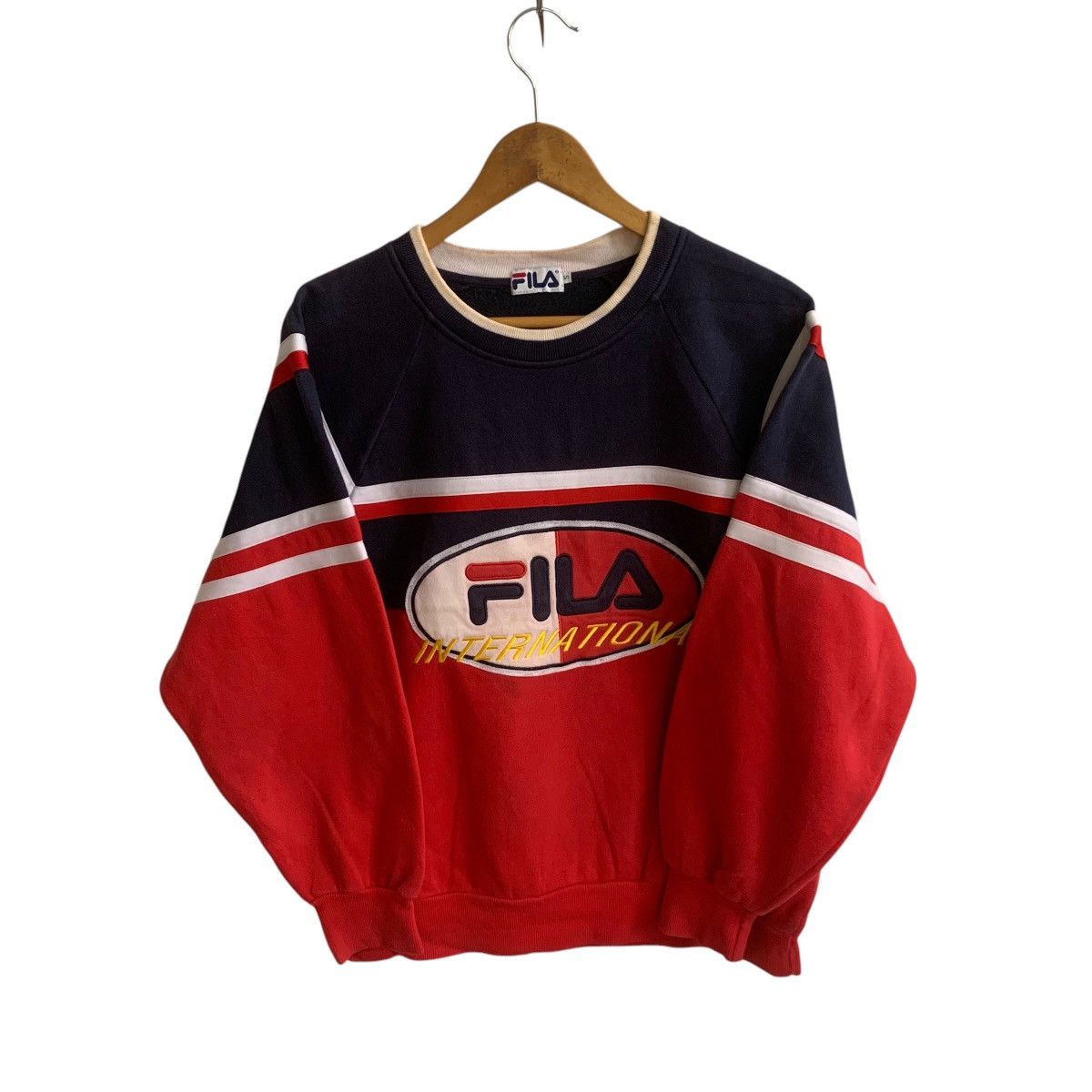 Fila × Vintage Vintage Fila Big Logo Sweatshirt Medium Size US M / EU 48-50 / 2 - 1 Thumbnail