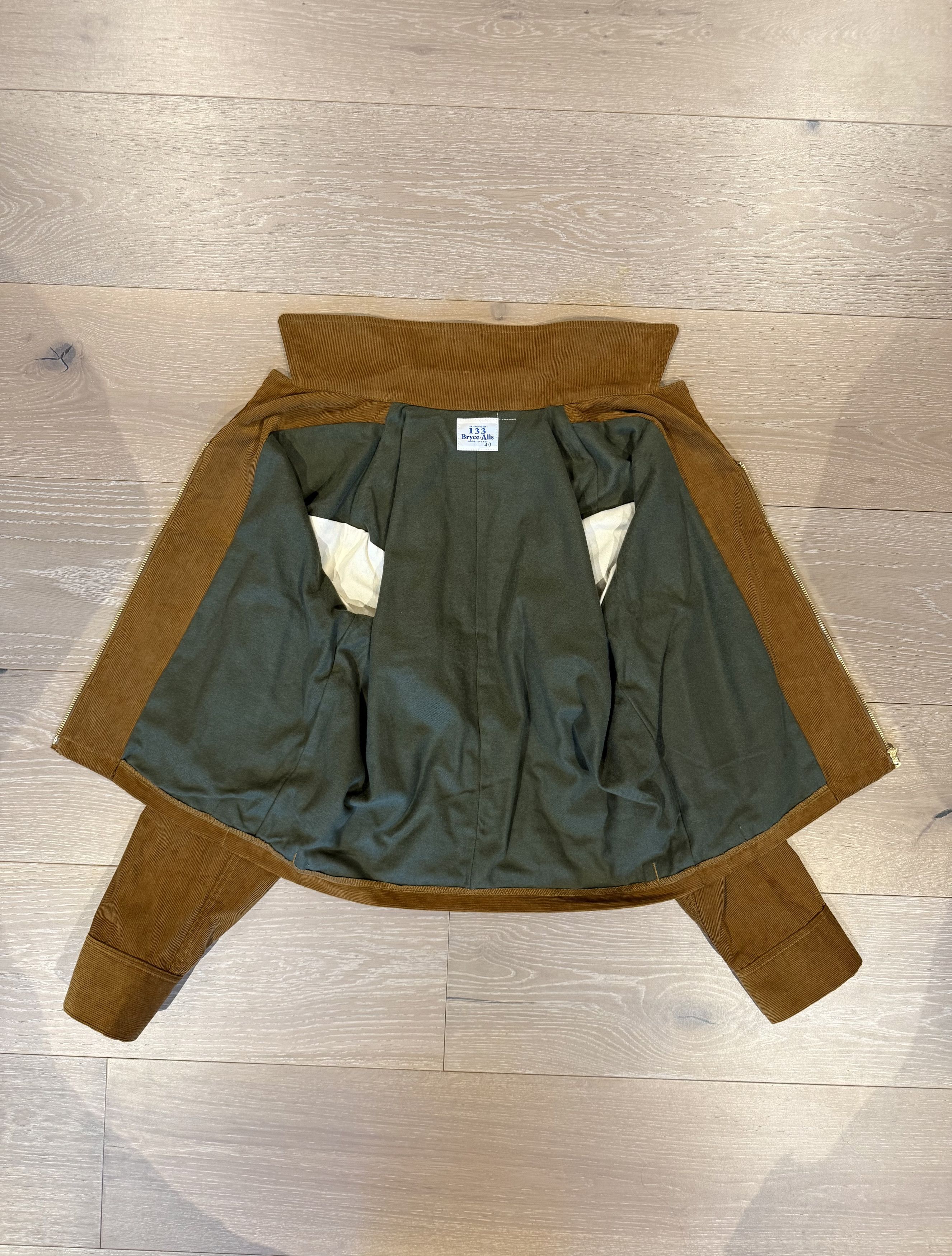 Bryceland's 💚 Bryceland's FFA Jacket Caramel Size 40 NEW Size US M / EU 48-50 / 2 - 12 Thumbnail