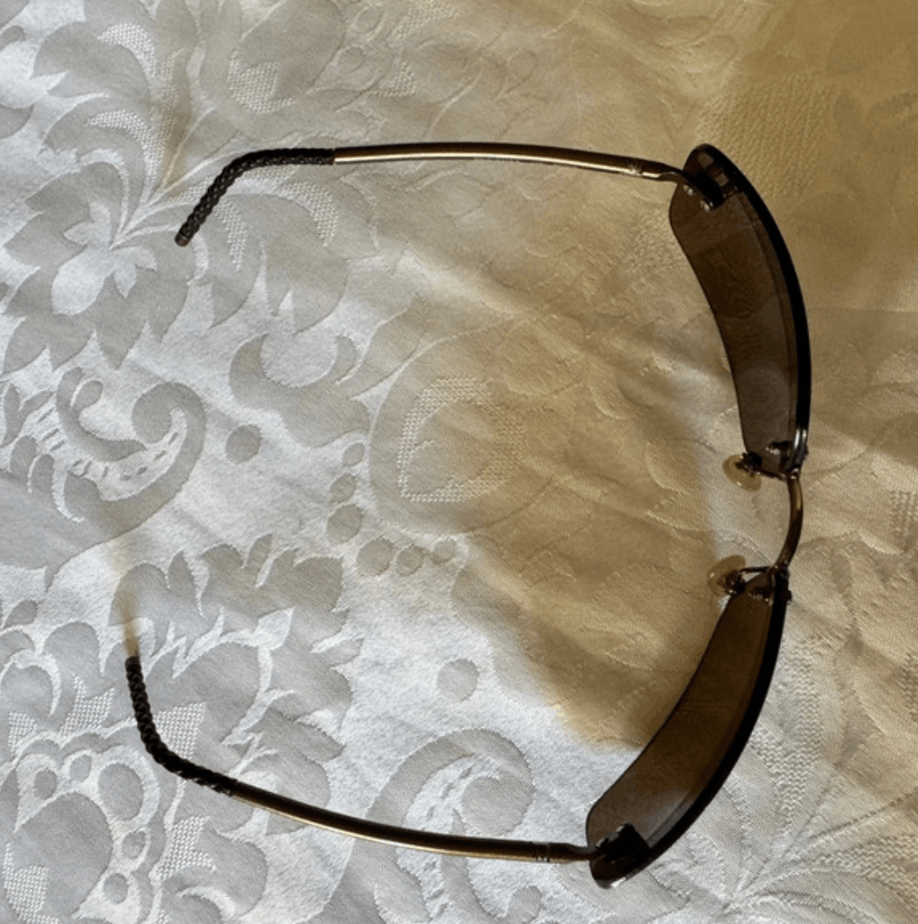 Chanel CHANEL Sunglasses Rimless Rhinestone 4017 Vintage Size ONE SIZE - 4 Thumbnail