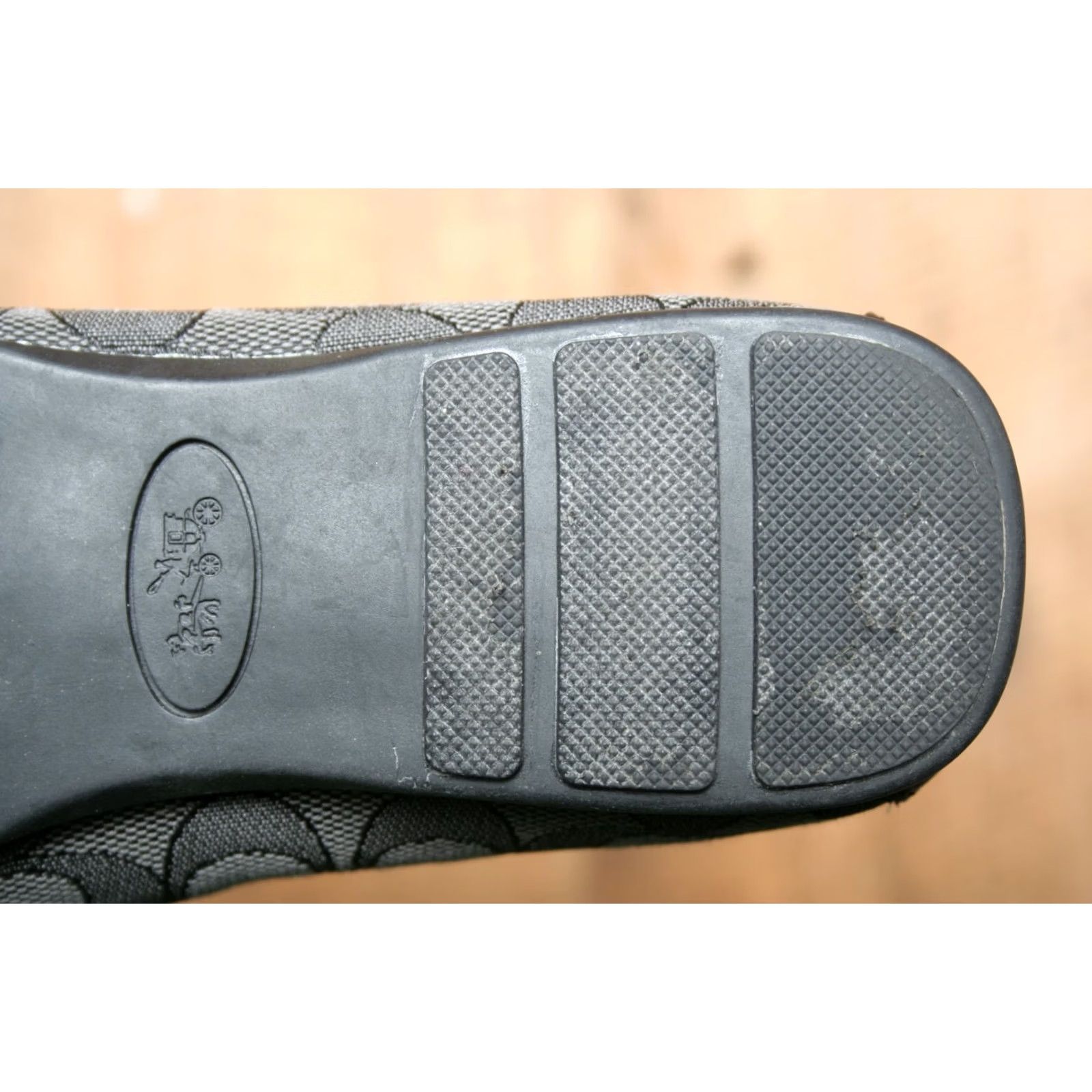 Coach COACH Olive Black Jacquard Signature Monogram Driving Moc Loafers Sz. 6.5 B Women Size US 7 / IT 37 - 6 Thumbnail