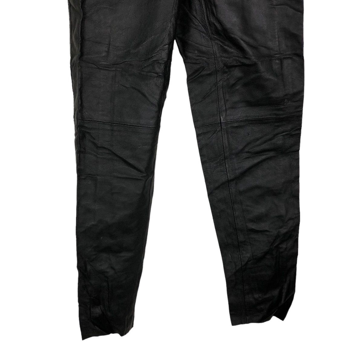 Genuine Leather 🔥90’s Soft Genuine Leather Pants Issey Miyake Japan Size US 26 / EU 42 - 4 Thumbnail