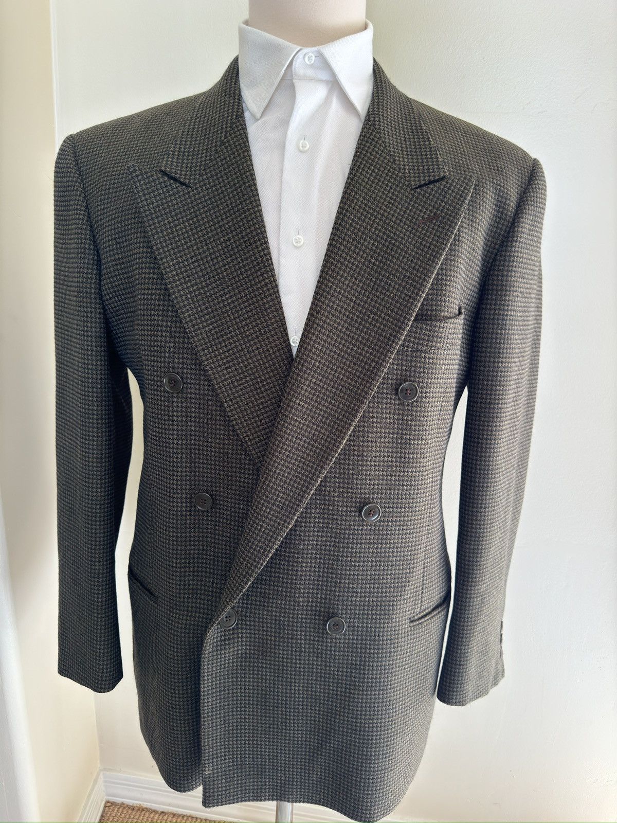 ジャケット・アウター GIORGIO ARMANI Vintage DB Jacket GIORGIO ARMANI Vintage DB Jacket 80's】Old GIORGIO ARMANI Suede