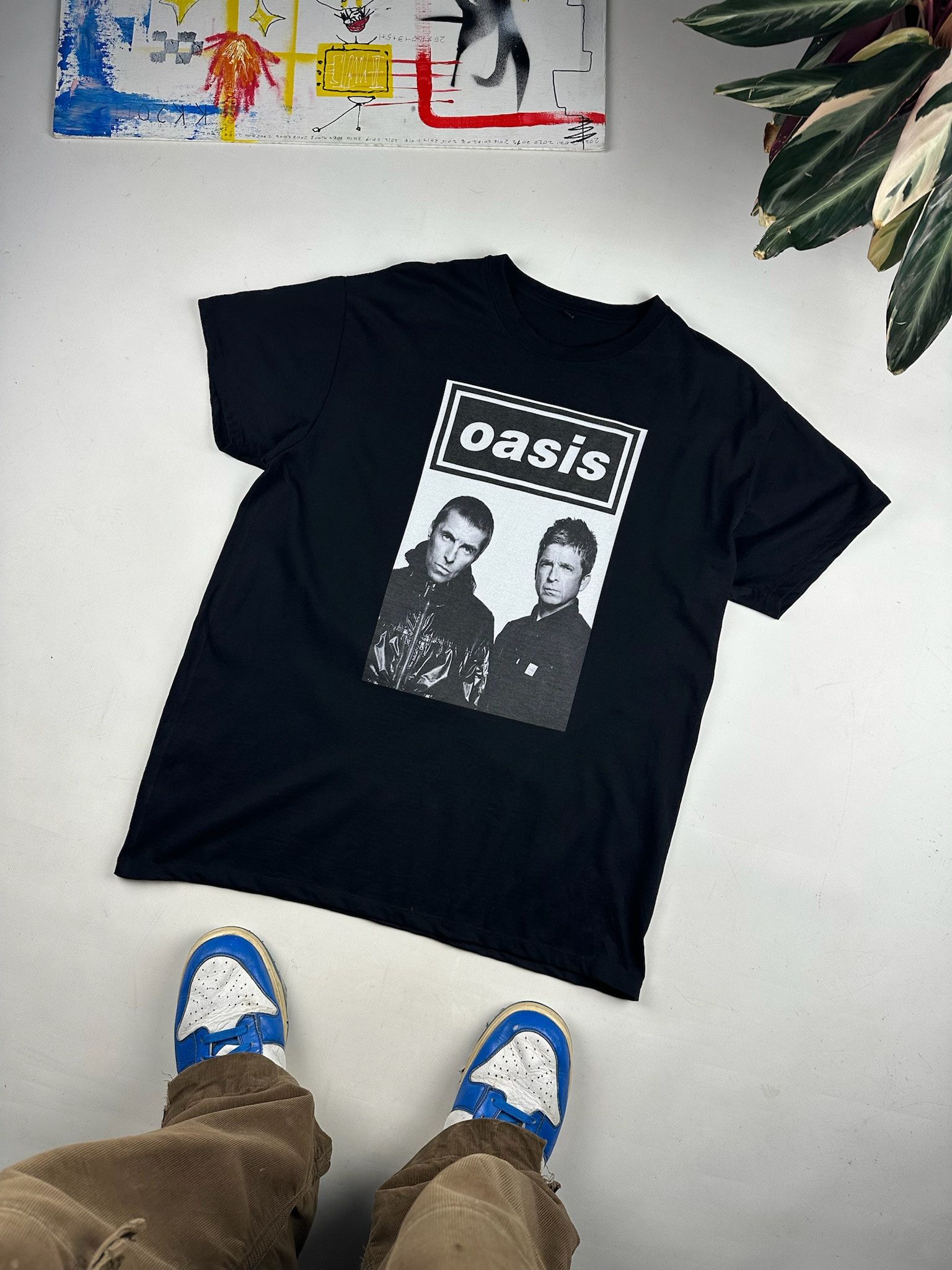 Band Tees Vtg Oasis Liam Gallagher in cp company Britpop Band Size US XL / EU 56 / 4 - 1 Thumbnail