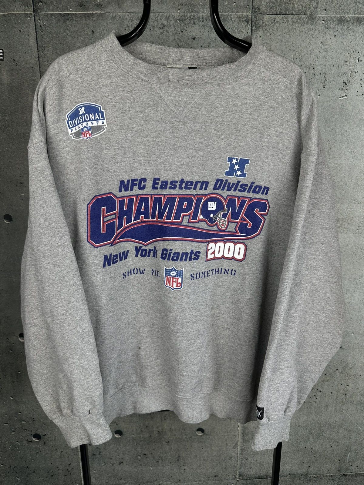 NFL × Puma × Vintage Puma NFC NFL Champions New York Giants 2000 Eastern Division Size US XL / EU 56 / 4 - 2 Thumbnail