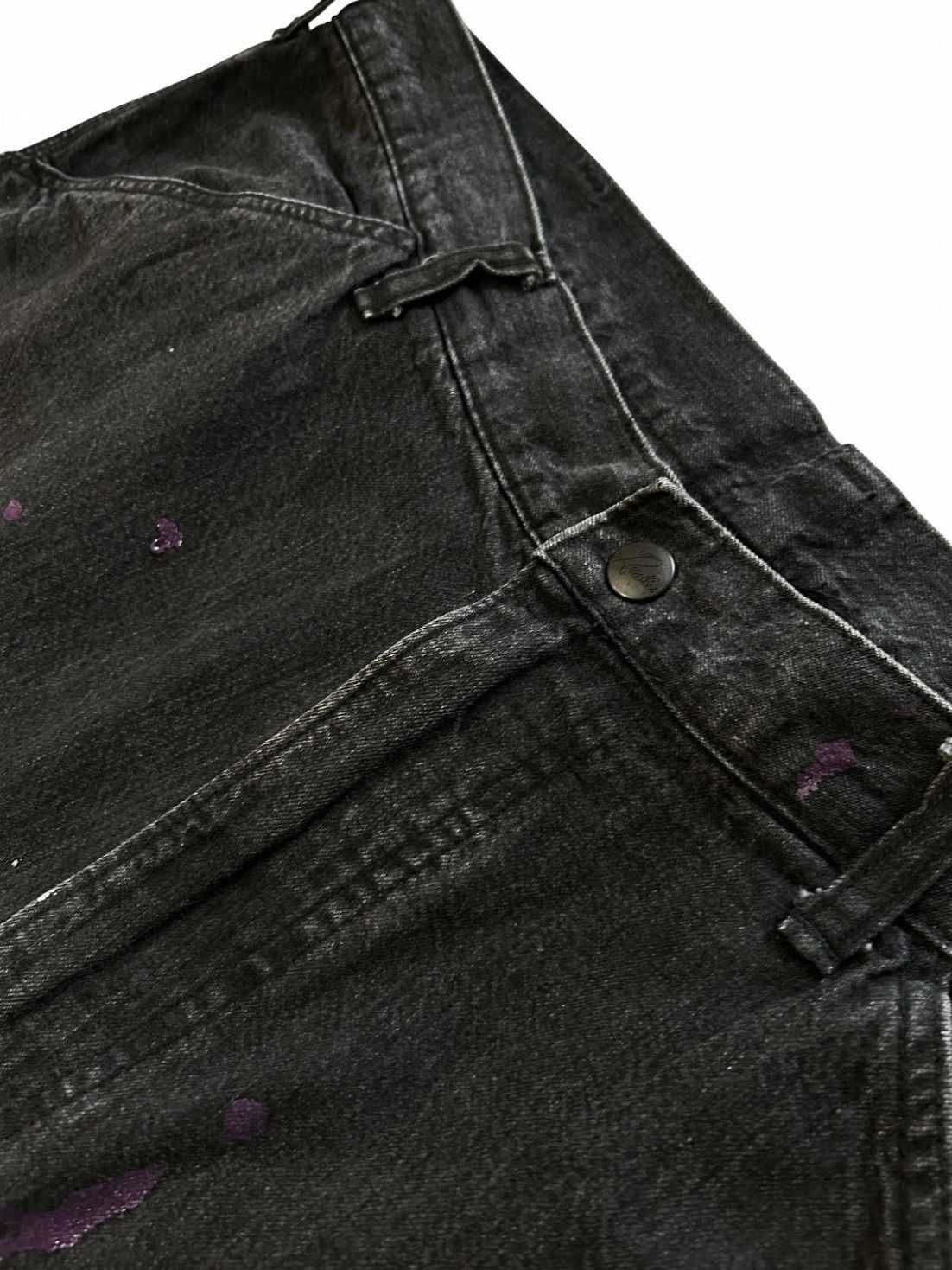 Needles Needles Black Paint Pants Size US 38 / EU 54 - 3 Thumbnail