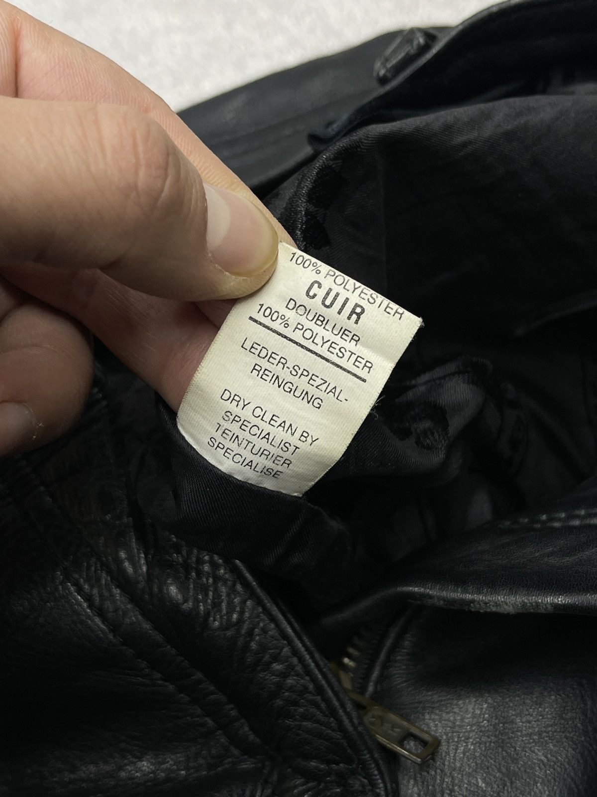 Belstaff Vintage Belstaff Motorbike Leather Biker Pants Black Racing Size 34" / US 12 / IT 48 - 14 Thumbnail