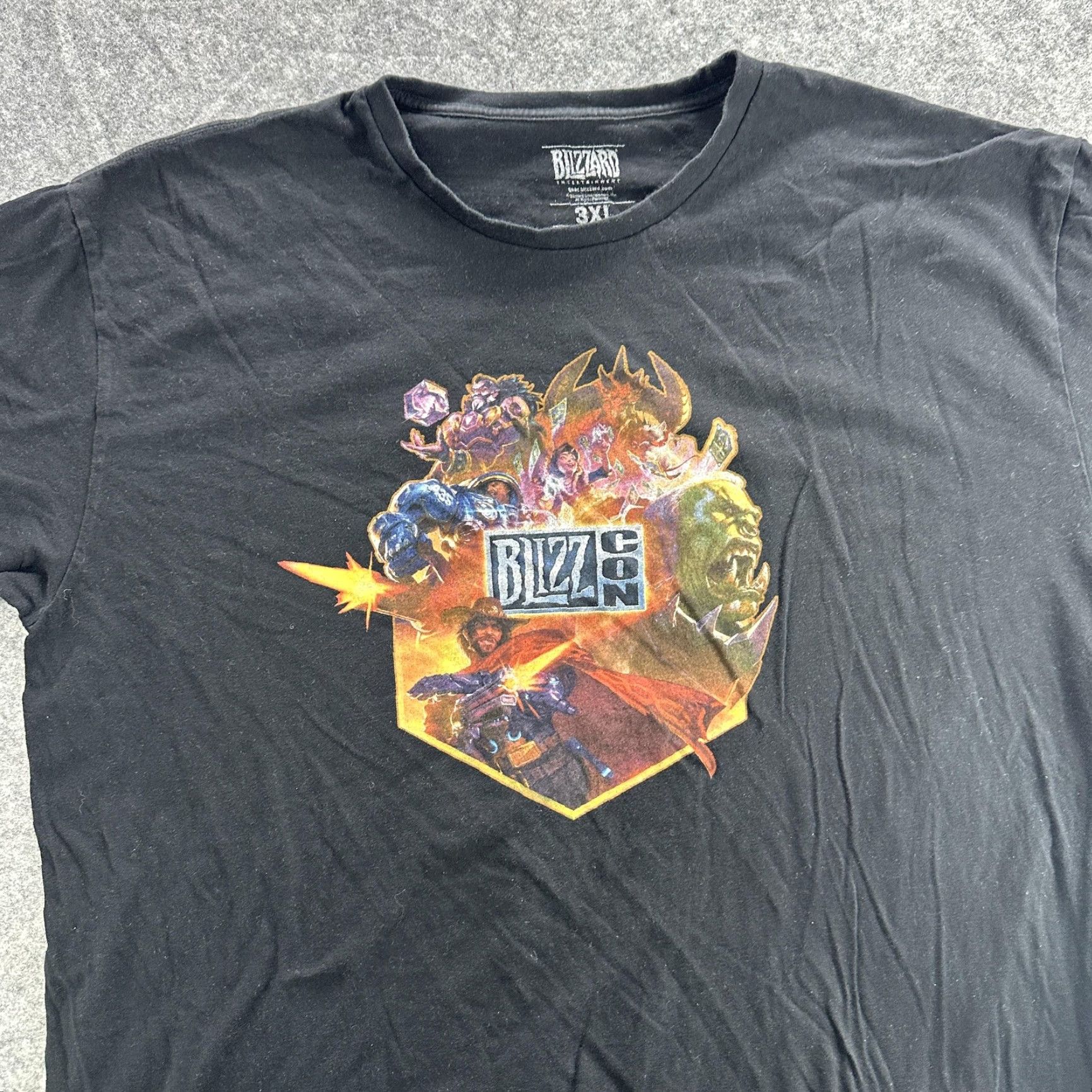 Vintage VINTAGE Blizzard BlizzardCon 2018 T-Shirt Mens 3XL Black Gaming Overwatch Warcraft Diablo Geek Logo Size US XXL / EU 58 / 5 - 3 Thumbnail
