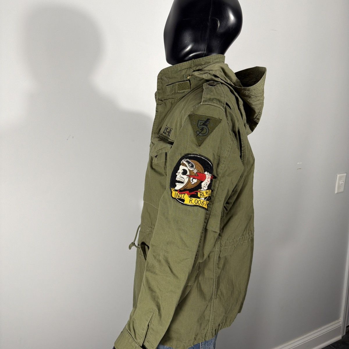 Polo Ralph Lauren Polo Ralph Lauren Military M65 Skull Skeleton Patch Jacket Size US M / EU 48-50 / 2 - 8 Thumbnail