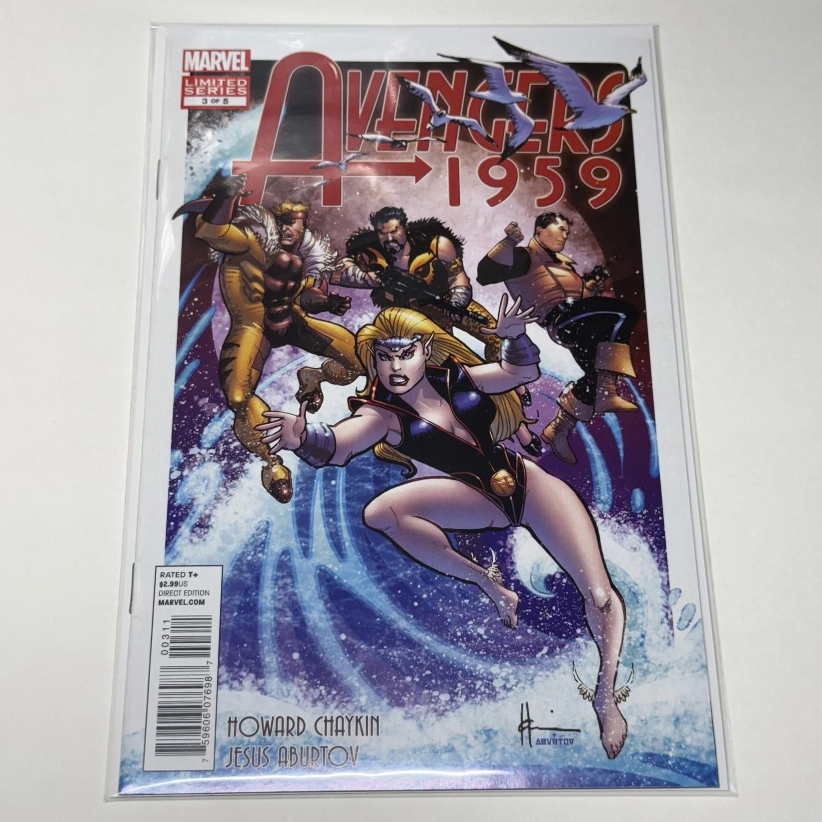 Marvel Comics Marvel AVENGERS 1959 Limited Series #3 of 5 JAN 2012 Comic Size ONE SIZE - 1 Thumbnail