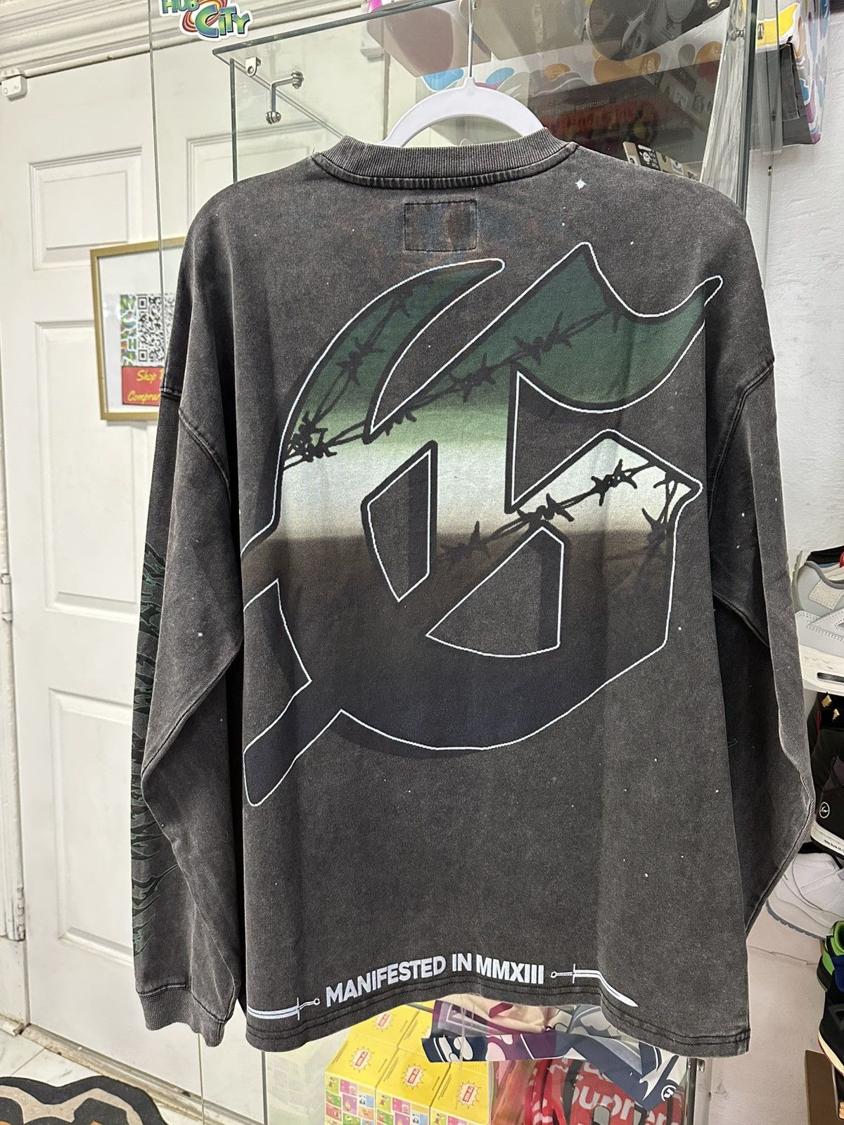 Godspeed ‘Skull Globe’ Long Sleeve Tee