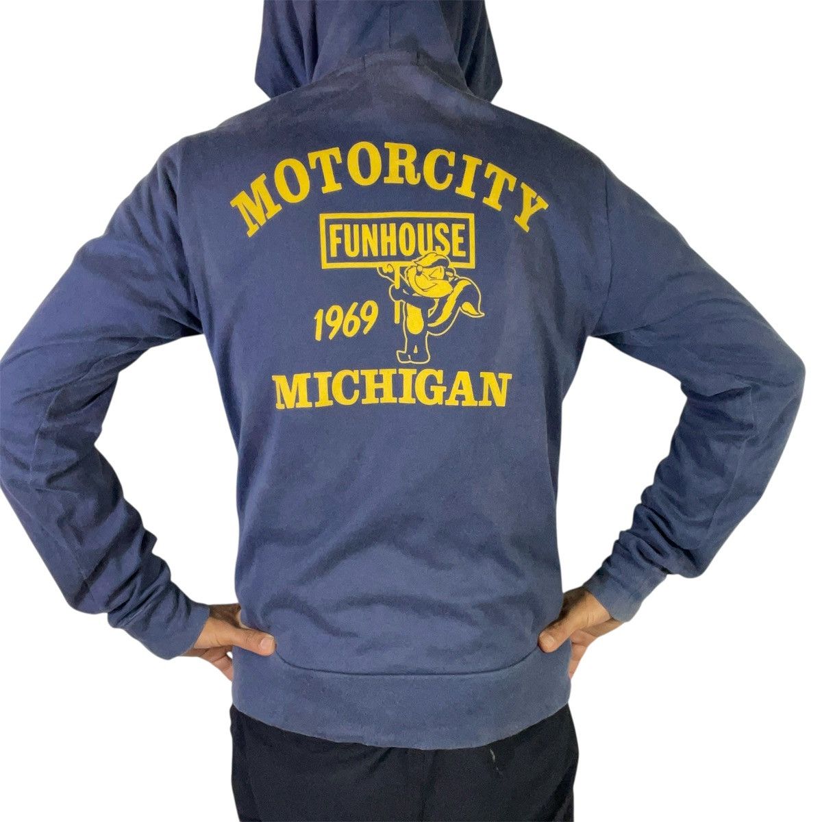 Hysteric Glamour Hysteric Glamour Fades Motorcity 60s Sign Zipper Hoodie Size US M / EU 48-50 / 2 - 2 Thumbnail