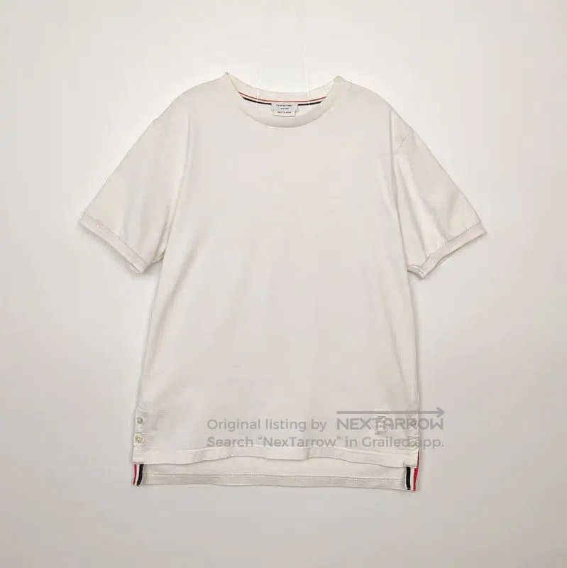 Thom Browne Thom Browne White Cotton T-Shirt for Women . Size M / US 6-8 / IT 42-44 - 1 Thumbnail