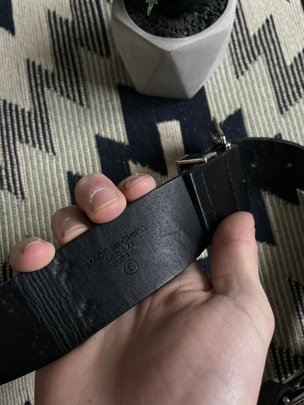 Japanese Brand Vintage Y2K Double Buckle Japanese Style Belt Size ONE SIZE - 6 Thumbnail