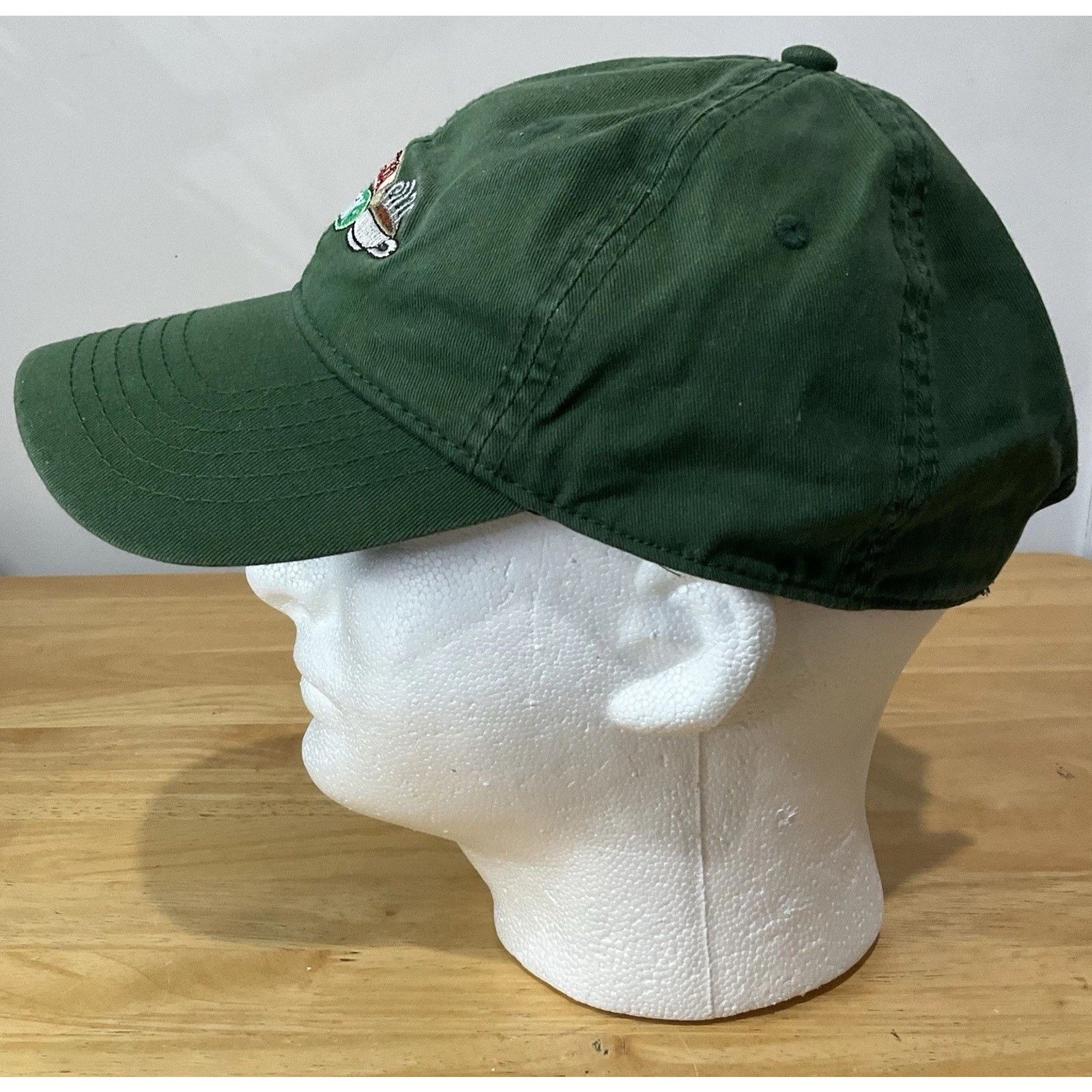 Warner Bros Vintage Central Perk Friends TV Green Adjustable Rare Cap Size ONE SIZE - 2 Thumbnail