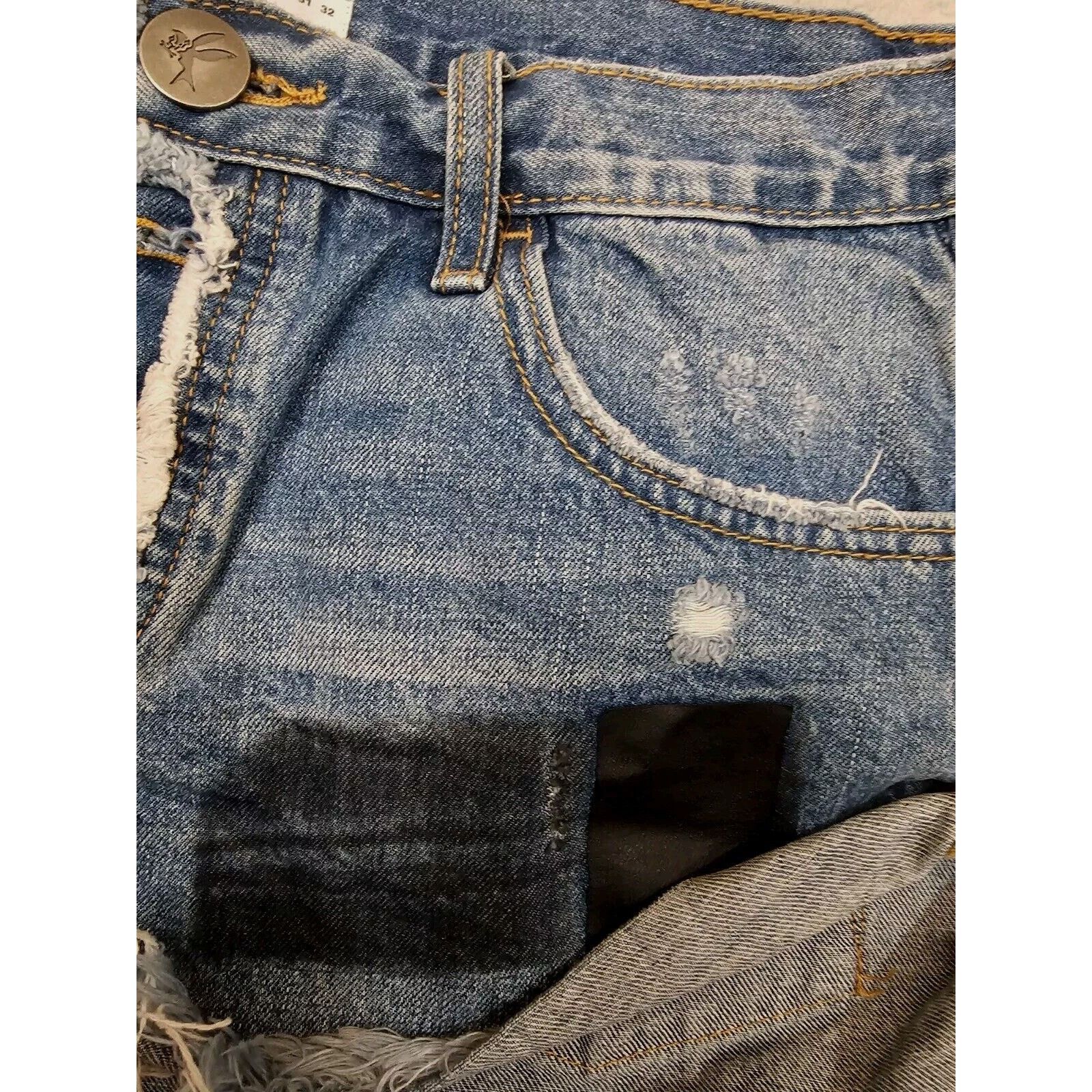 One Teaspoon One Teaspoon Bandits Relaxed Button Fly micro Short 26 W 30 Size 26" / US 2 / IT 38 - 5 Thumbnail