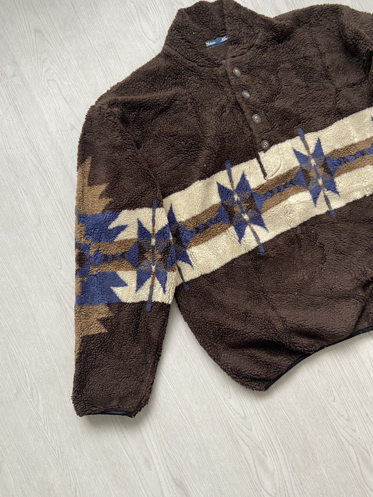Aztech Mountain Vintage 1990’s Muskako Ortega Native Fleece Sweater Size US L / EU 52-54 / 3 - 4 Thumbnail
