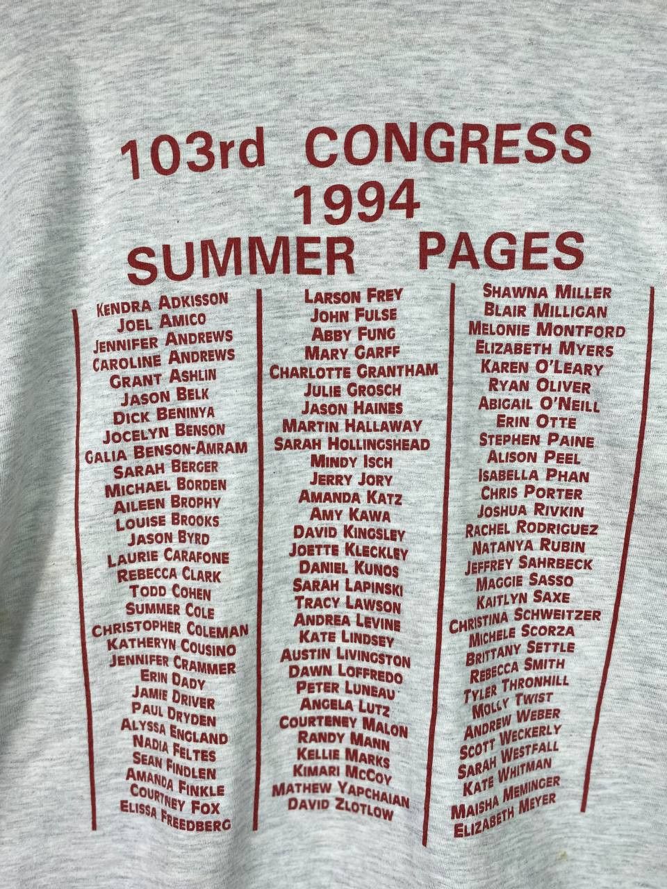 Vintage vintage united state congress tee nice design Size US XL / EU 56 / 4 - 9 Thumbnail