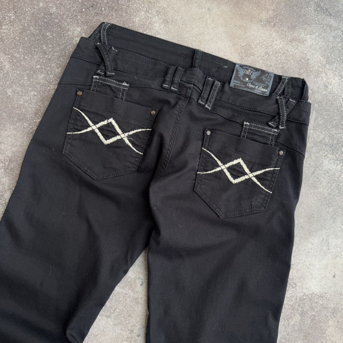 20471120 × Japanese Brand Avant Garde Vintage Y2K Black Gothic Jeans Size 30" / US 8 / IT 44 - 10 Thumbnail