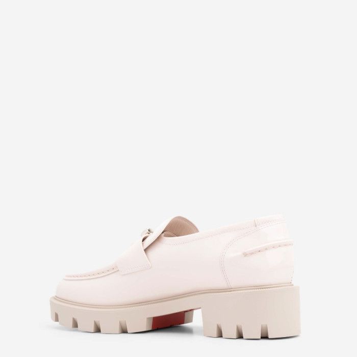Christian Louboutin o1s1wg110924 Lug Loafers in Pink Size US 7 / IT 37 - 3 Thumbnail