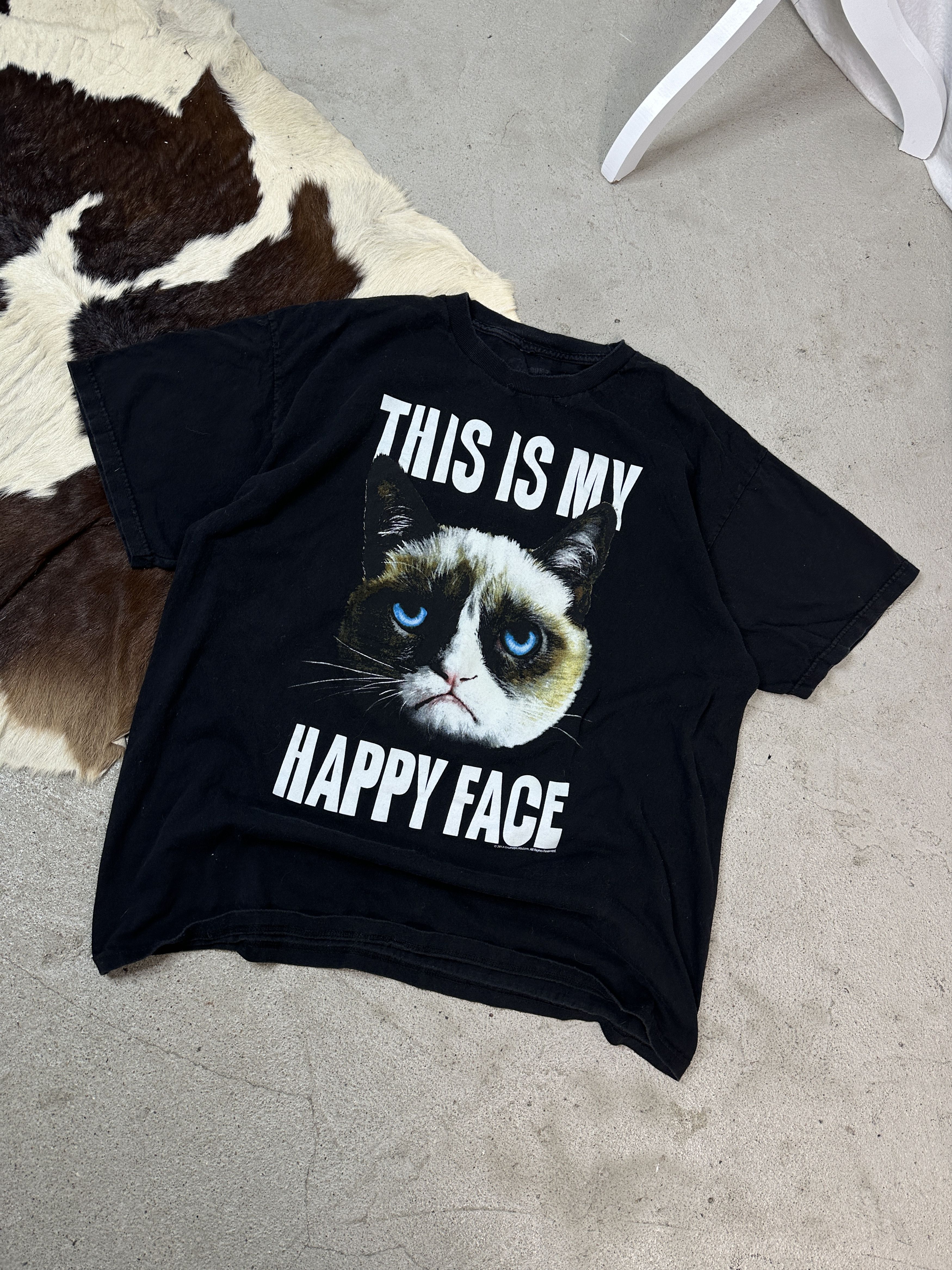 Vintage This is my Happy Face T-shirt Size US XL / EU 56 / 4 - 1 Thumbnail