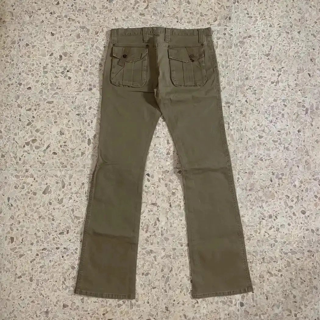 20471120 FLARES💥BLUE WAY 32x33 TROUSERS DUCKCANVAS MULTIZIPPER PANTS Size US 32 / EU 48 - 8 Thumbnail