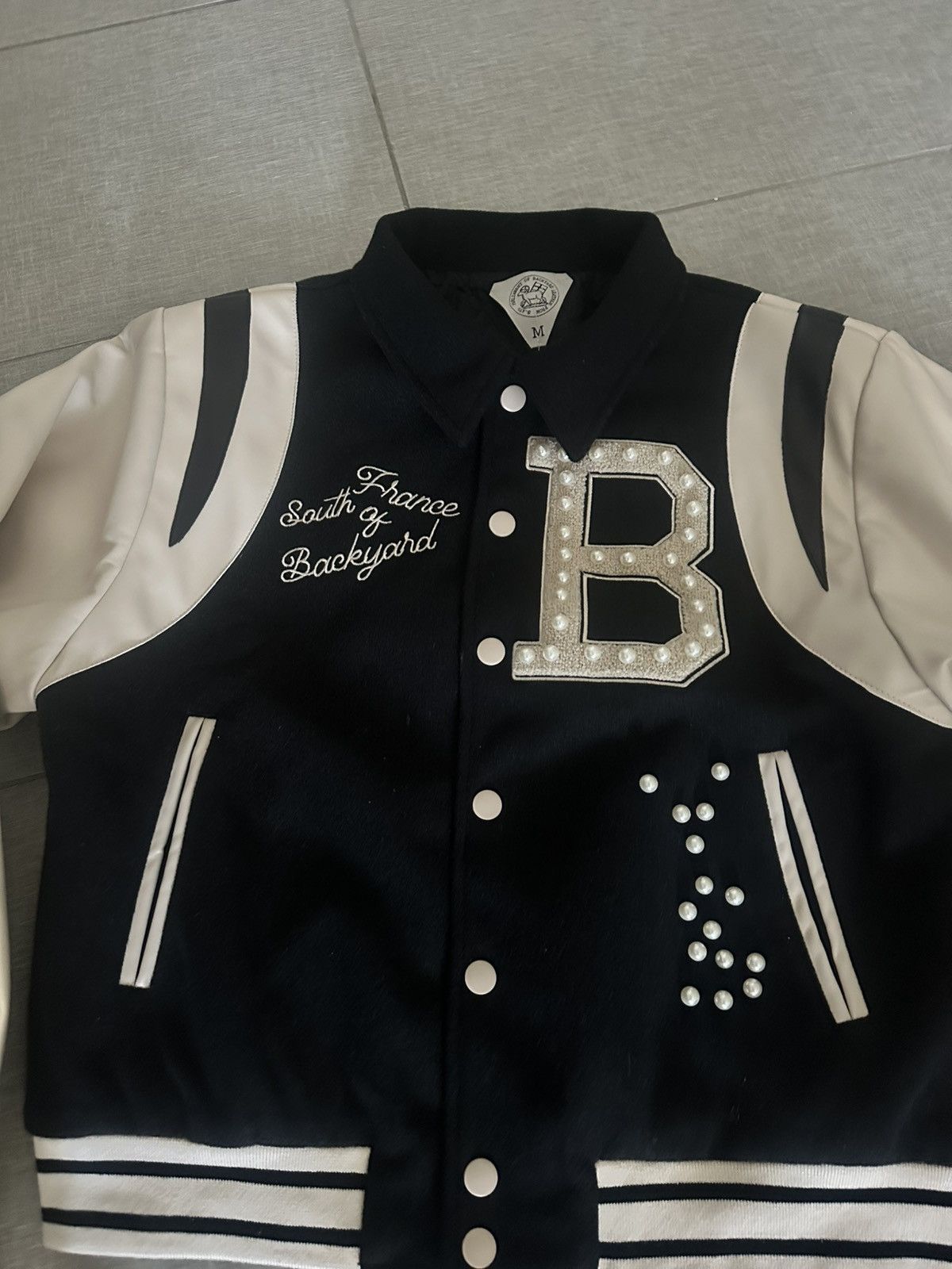 Other BACKYARD SS PEARL LEATHER VARSITY JACKET Size US M / EU 48-50 / 2 - 3 Thumbnail