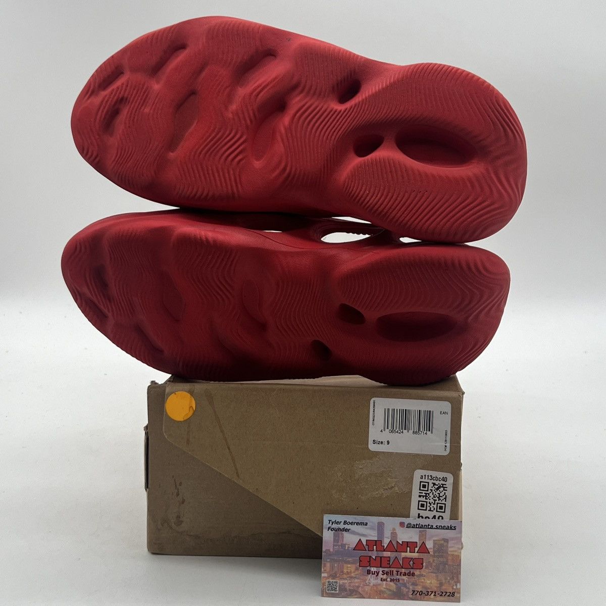 Adidas Yeezy foam runner vermillion Size US 9 / EU 42 - 8 Thumbnail