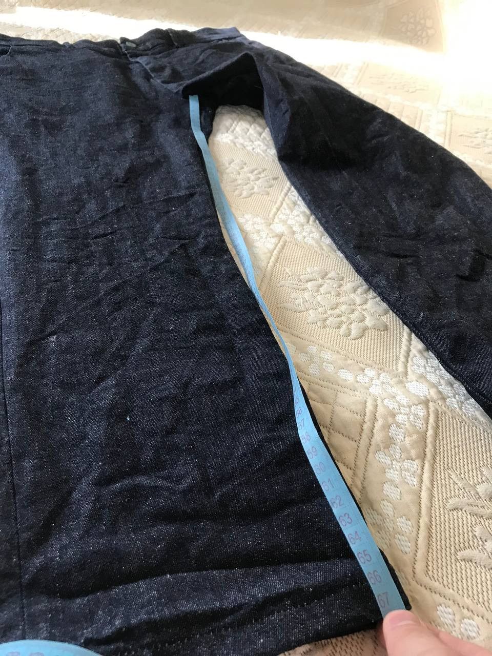 Other 🔥 Cruna Brera Mens Denim Trousers Italy Pants Size 52 Suit Size US 36 / EU 52 - 14 Thumbnail