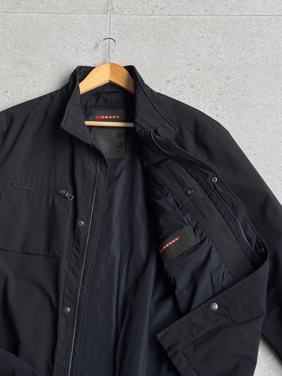 Prada Prada art SGA848 wind stopper waterproof coat jacket size 56 Size US XL / EU 56 / 4 - 4 Thumbnail