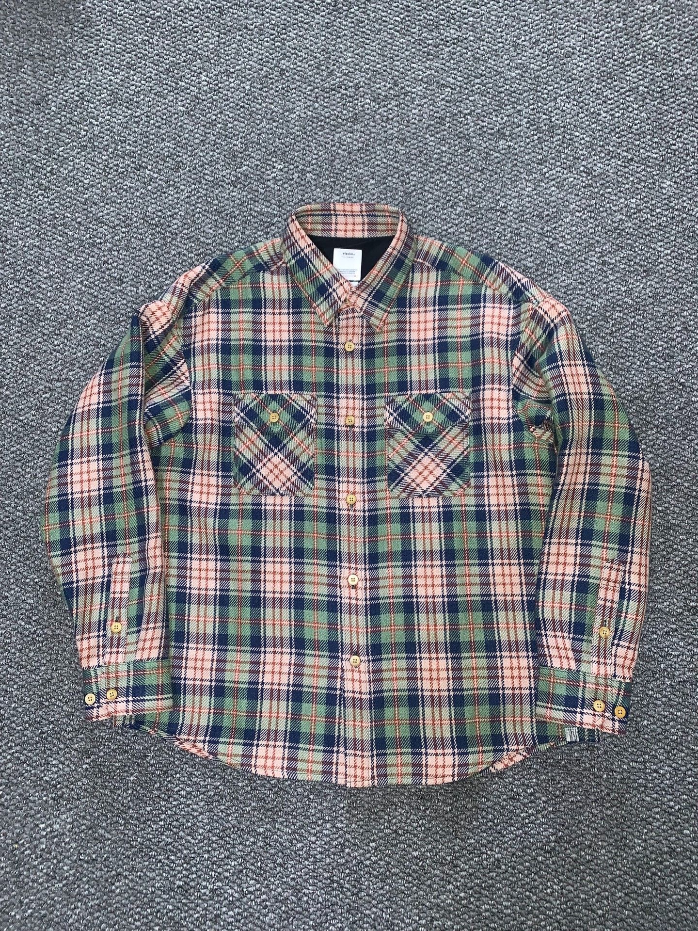 Visvim visvim lumber check shirt Size US S / EU 44-46 / 1 - 1 Thumbnail